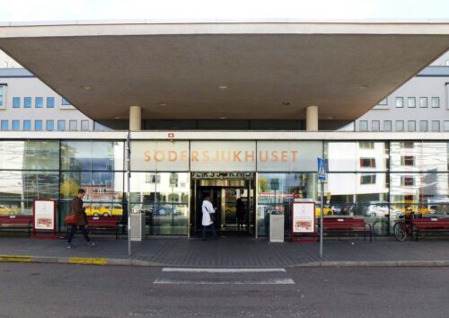 Ingång till Södersjukhuset