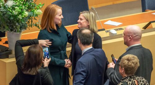 Annie Lööf och Magdalena Andersson