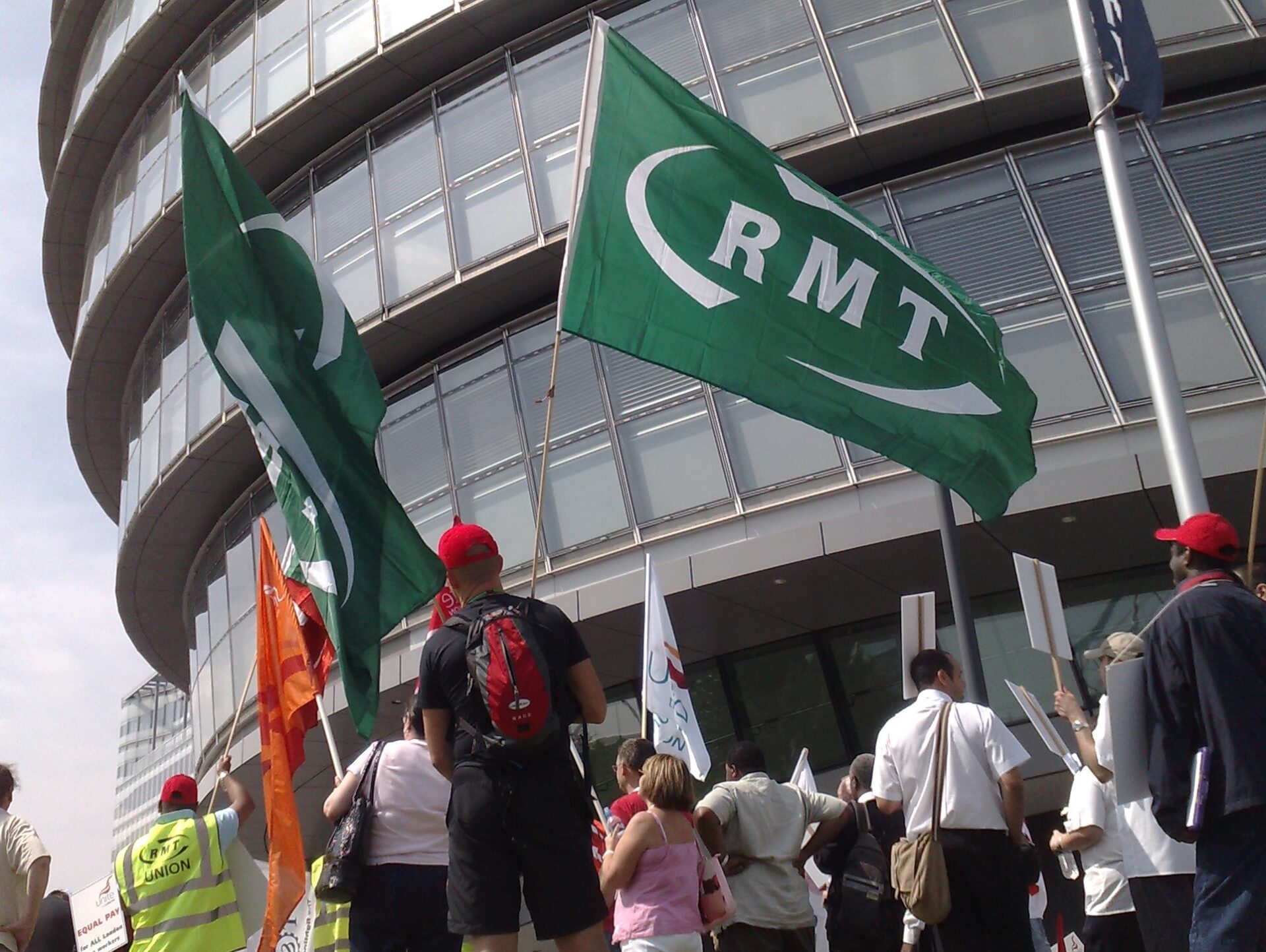 Järnvägsarbetare från RMT