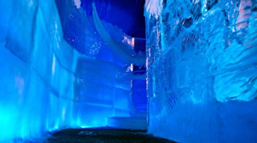 Väggar gjorda av is