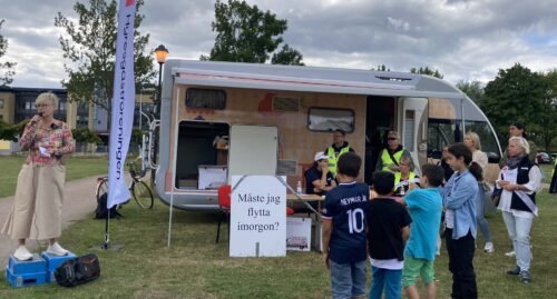 Hyresgästföreningen håller tal