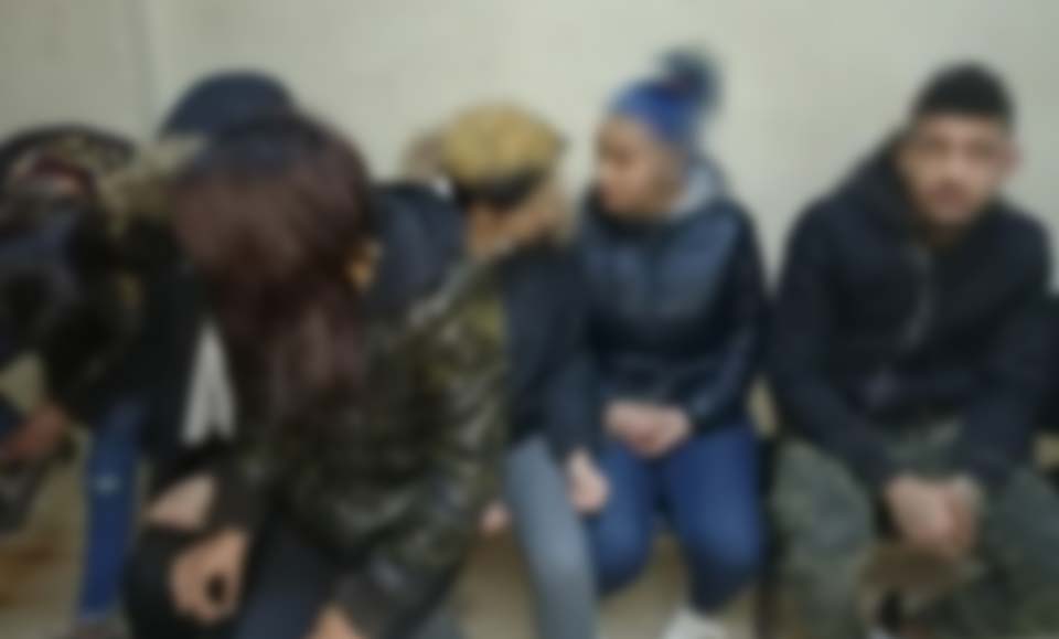Tunisiska prostituerade som gripits av polisen