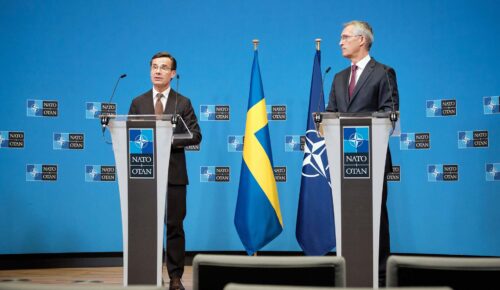 Ulf Kristersson och Jens Stoltenberg