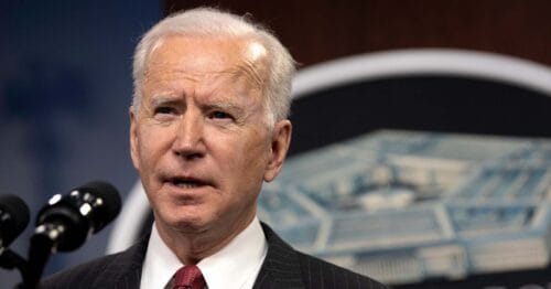 Joe Biden håller tal