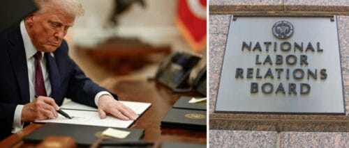 Donald Trump skriver under dekret