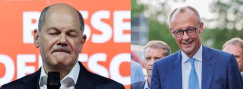 Olaf Scholz och Friedrich Merz